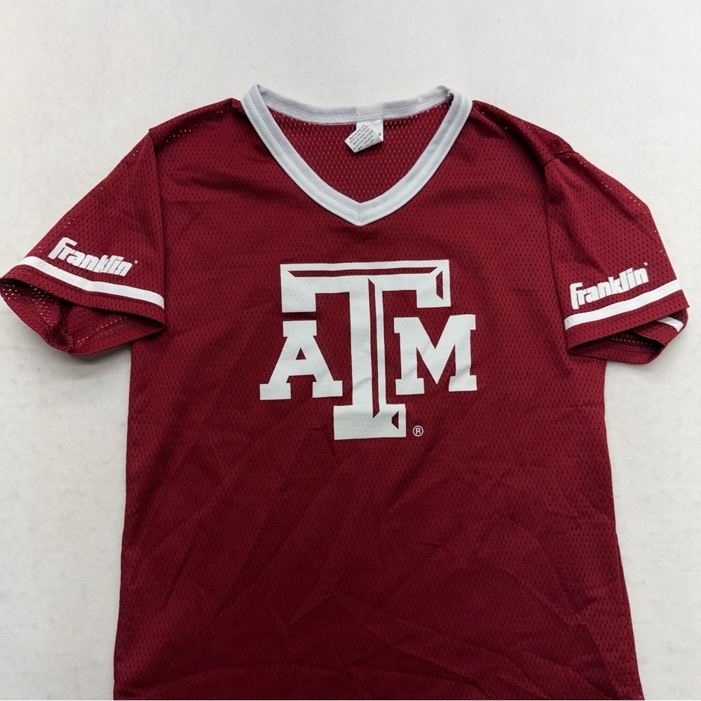 Vintage Franklin Texas A&M Aggies Shirt Kid’s Size Medium - Picture 5 of 9